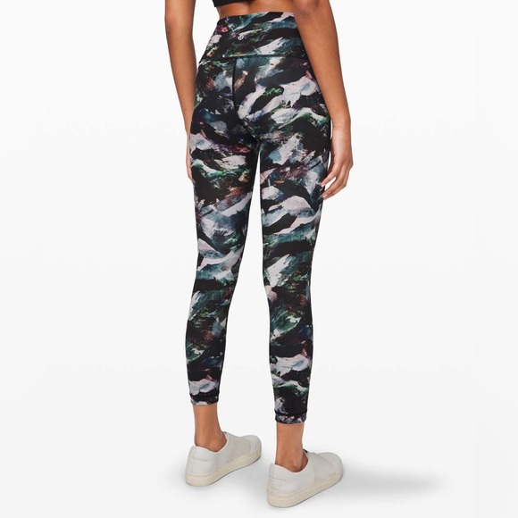 Lululemon Wunder Under High Rise Tight 25 Glacier Camo Starlight Multi Printed 6 - Picture 6 of 11